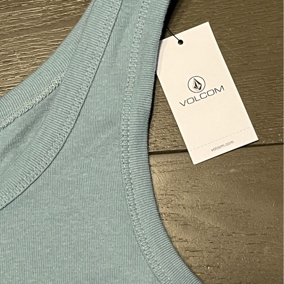 Volcom Smoke Blue Tank Juniors Medium NWT - Picture 4 of 7